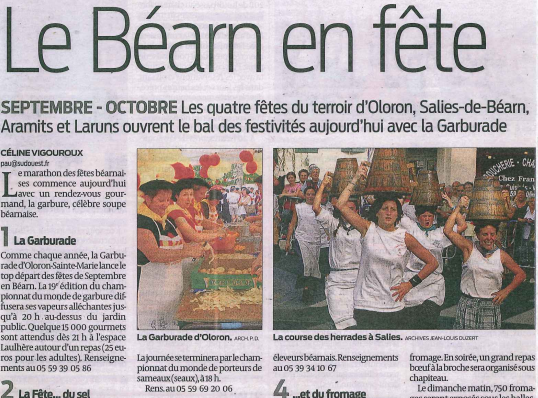 (FRA) Sud-Ouest – 03 septembre 2011